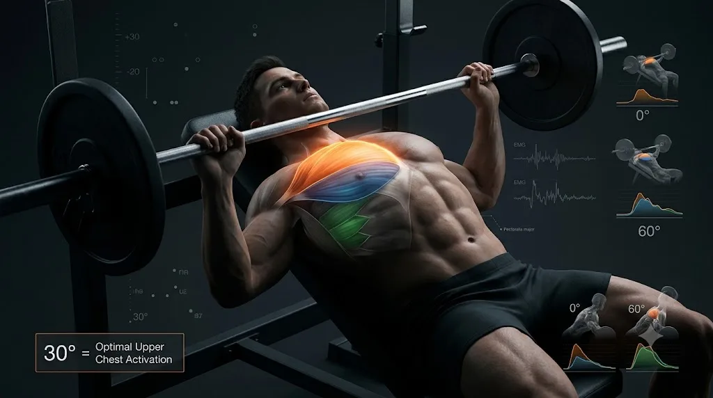 Editorial image for Incline Bench Press Angle: What Science Says About the Best Degree for Upper Chest Activation