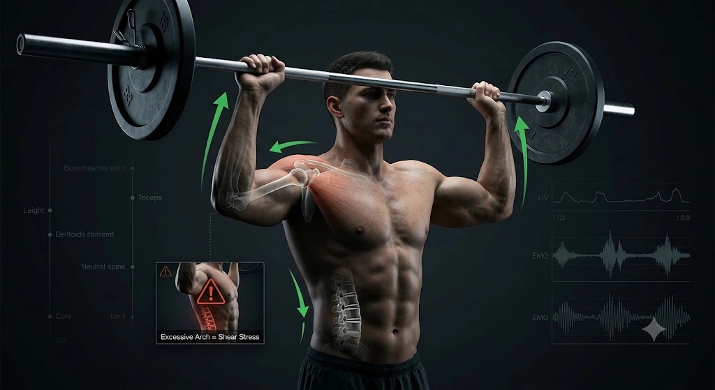 Editorial image for Overhead Press Guide: Shoulder Activation and Lower Back Safety